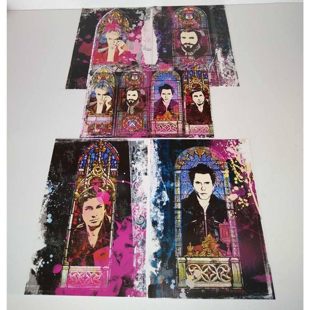 Duran Duran Set of 5 Christmas Cards With Envelopes 2012 NEW UNUSED RARE